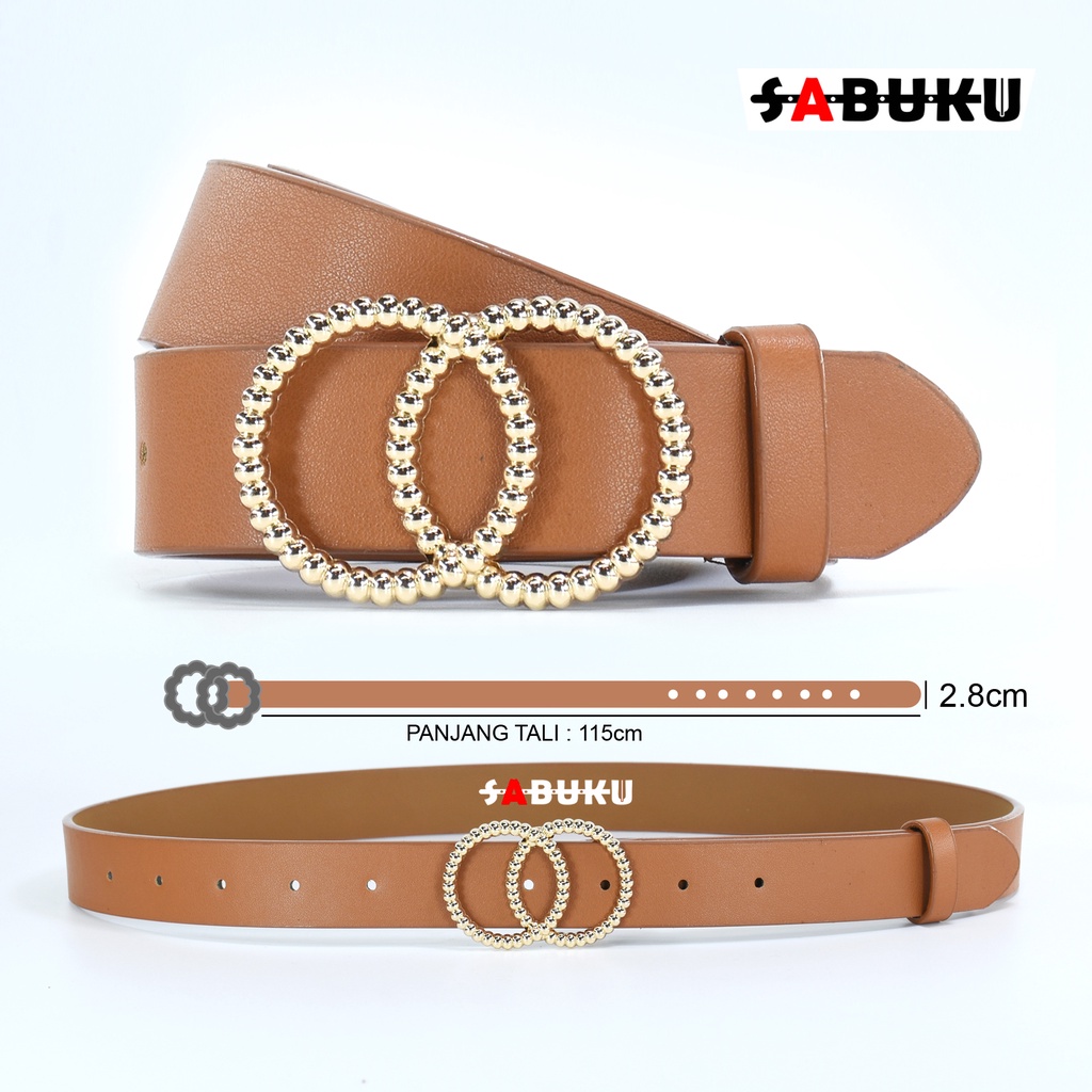 Ikat Pinggang Women Belt Ikat Pinggang Fashion Gesper Cewek Korea Ring Belt Women Belt - 171