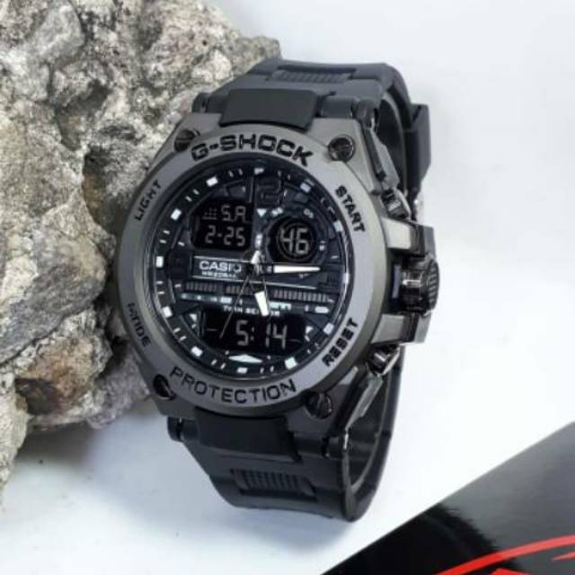 Jam tangan sport G-Shock GST8600 Anti Air fullblack