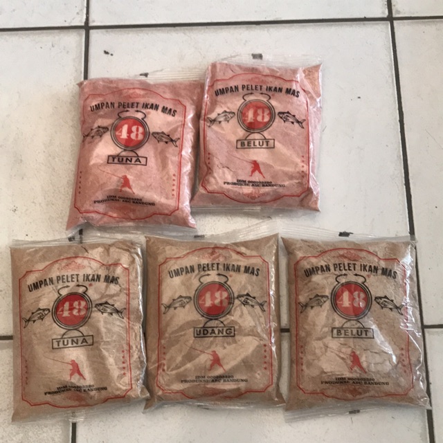 Pelet 48/Pelet 48 Tuna Udang Belut/Umpan pancing 48