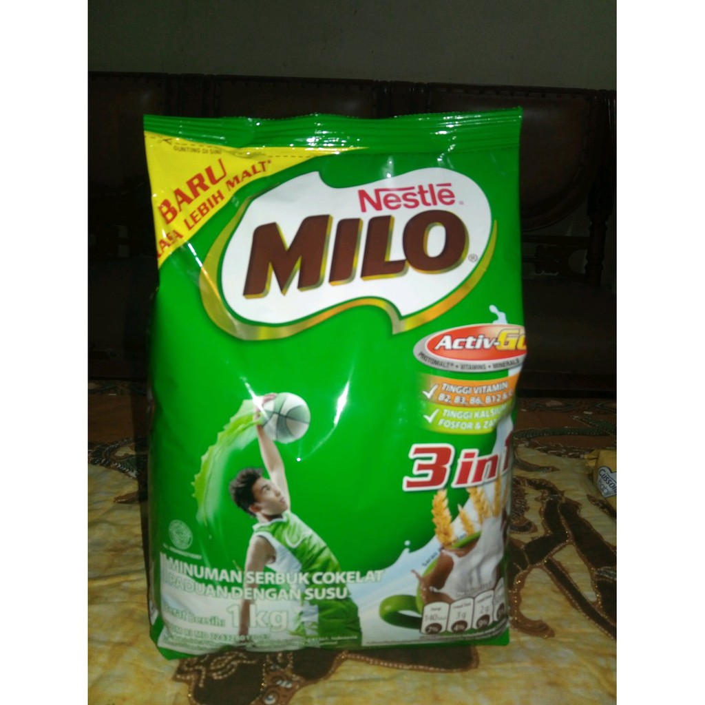 

Milo 3 in 1 ActivGo 1 kg Terlaris