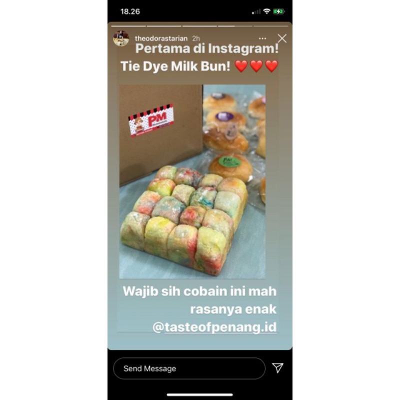 

TieDye Japanese Milk Bun / Bread / Buns / Roti Kasur Pertama Di Jakarta