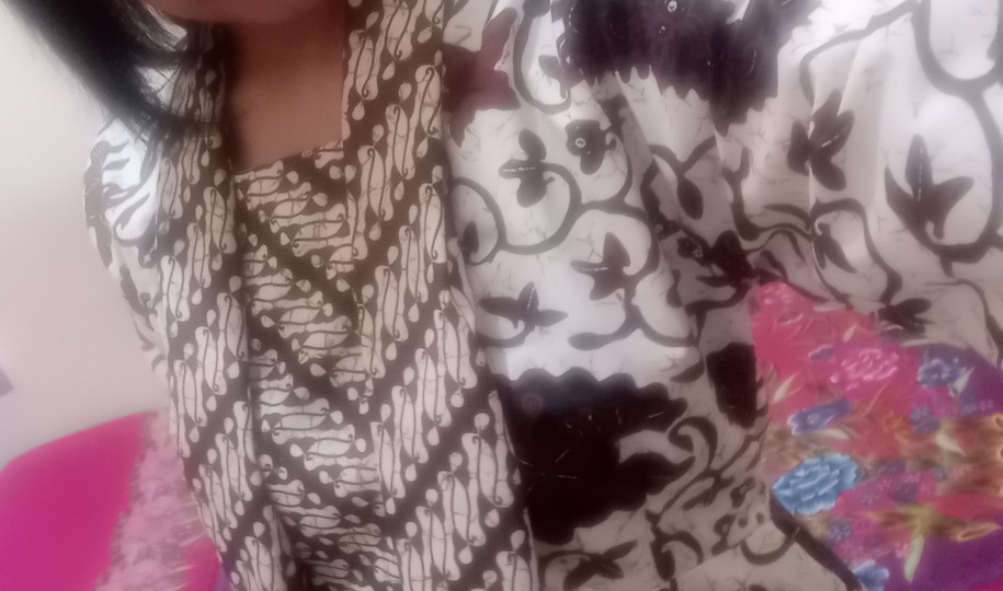 Couple Kutubaru Peplum Wahyu Gading Batik Premium Sarimbit Atasan Kebaya Blus Seragam Kerja Blouse