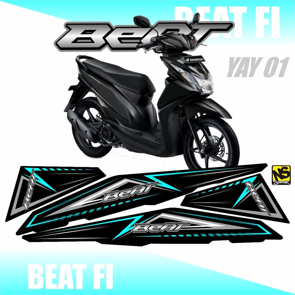 VARIASI STRIPING BEAT / STRIPING VARIASI / BEAT FI VARIASI STRIPING MOTOR HONDA BEAT FI / YAY 04