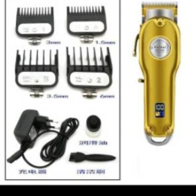 KEMEI KM-2600 KM 1032 1031 1986 809 Adjustable Cordless Hair - OLB3366 seperti magic clip senior