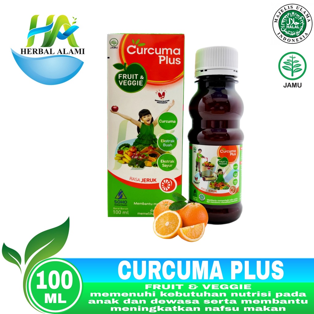 Curcuma Plus Fruit &amp; Veggie - Multivitamin Anak