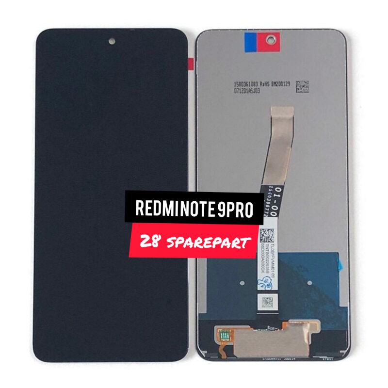 LCD FULLSET XIAOMI REDMI NOTE 9 PRO / NOTE 9S ORIGINAL COMPLETE