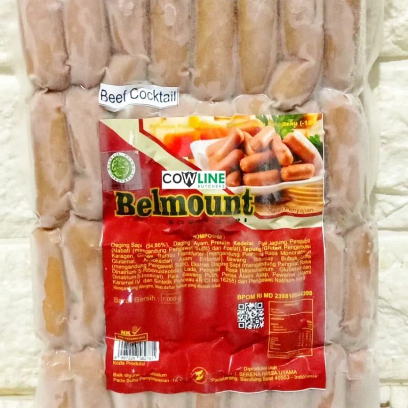 Jual Sosis Sapi Cocktail Belmont 1kg Shopee Indonesia