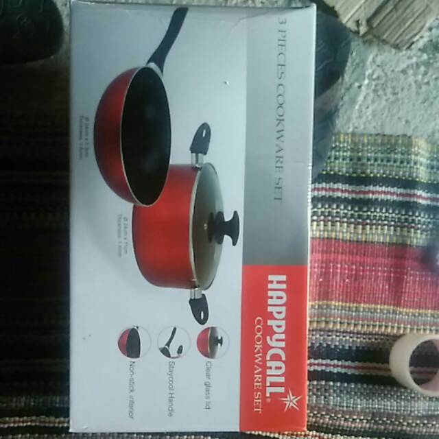 Happy call 3 pcs cookware set