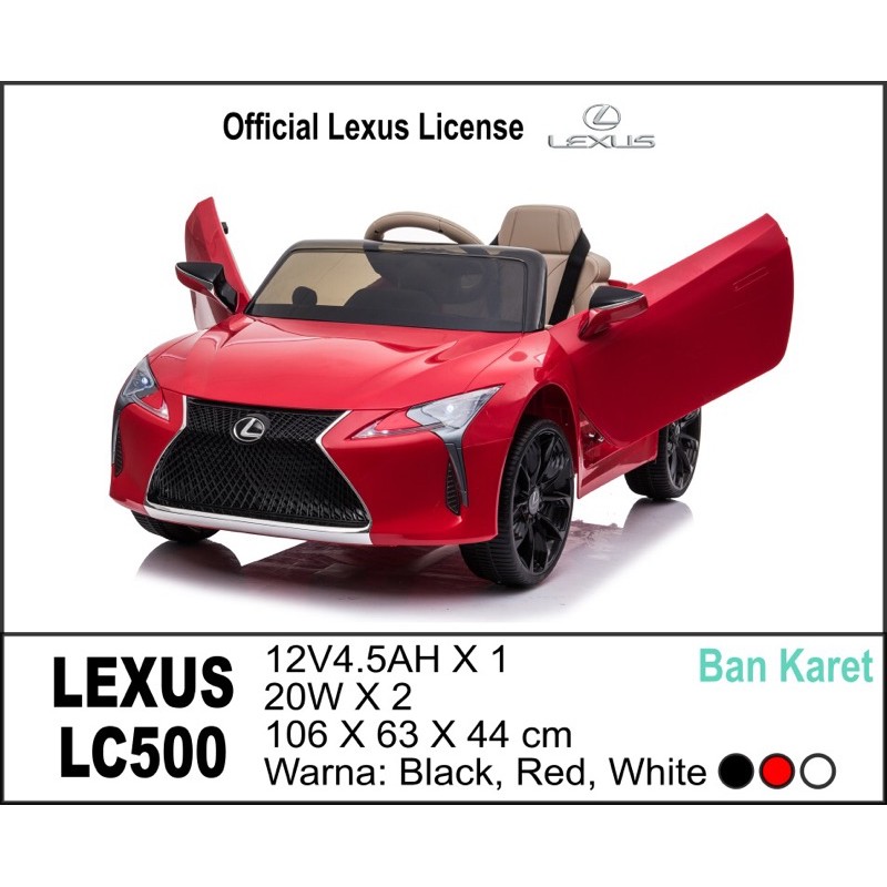 Mobil Mainan Aki Anak mercy Lamborghini BMW Lexus Maserati Jeep SNI kredit remote kontrol-5