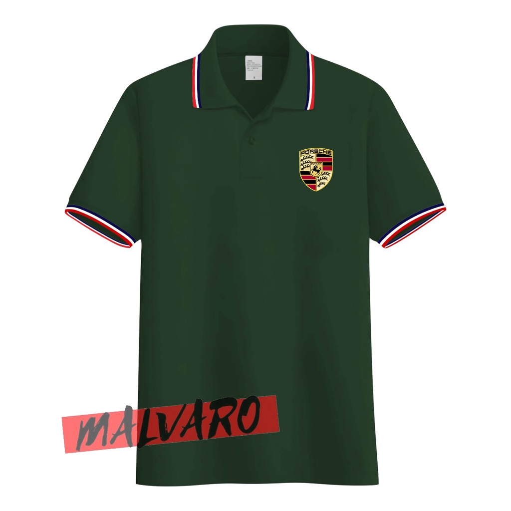 MALVARO Polo Shirt / Polo List / Kaos Kerah Pria / Kaos Polo / Tshirt Pria N-10 (CL)