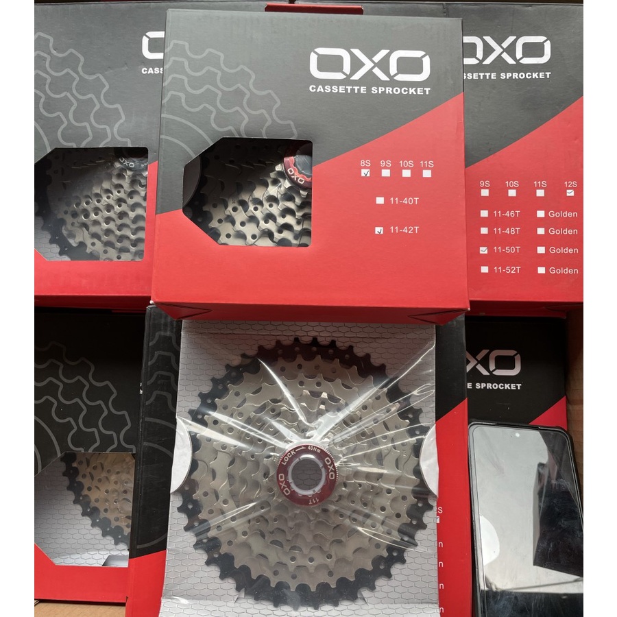 SP20D Sprocket slop cassette OXO 8 speed 11-42T
