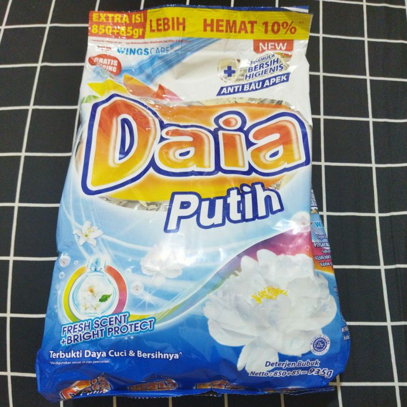 Daia Putih powder detergen 850+85gr