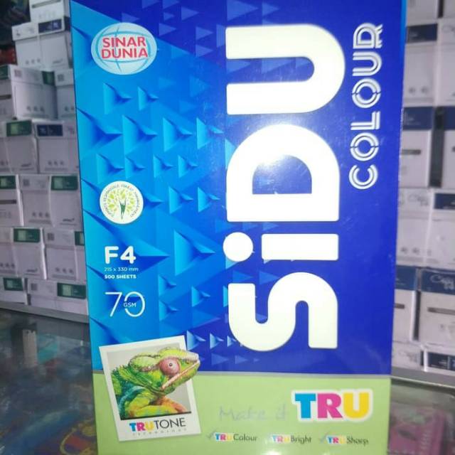 

mh Kertas F4 70 Gram Sinar Dunia (SIDU) Warna