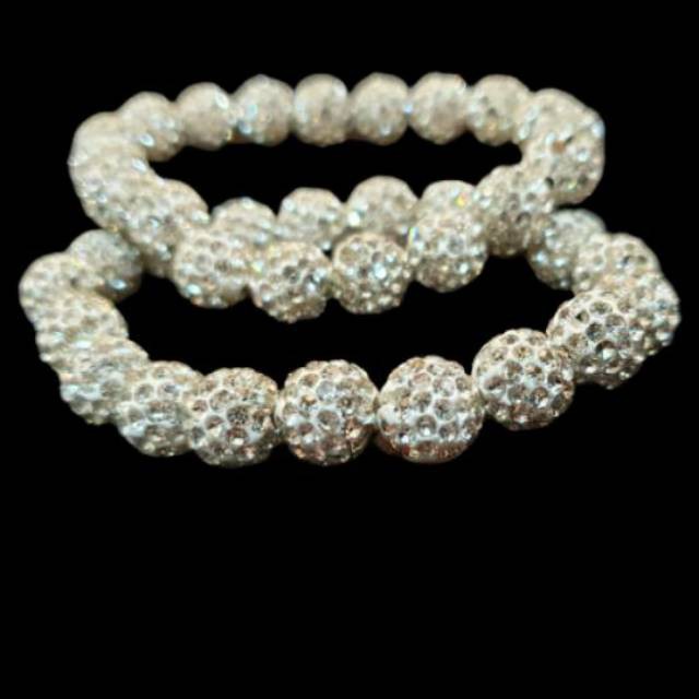 Gelang Kristal Shamballa Microzirconia Korea Hollywood Berkilau Mewah Indah KT45 PGM GT45