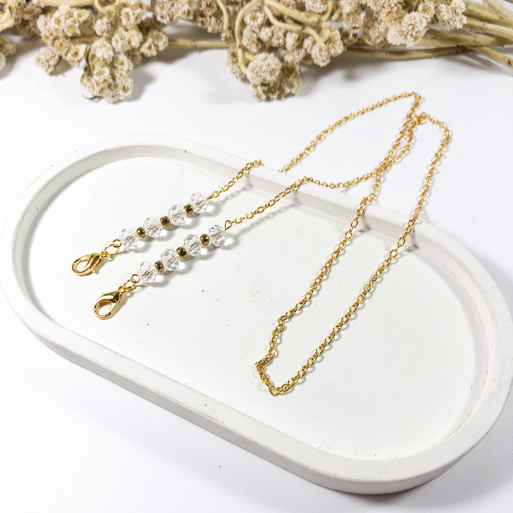 STRAP MASKER 2IN1 STRAP MASK RANTAI MASKER TALI RANTAI MASKER STRAP MASKER RANTAI STRAP MASKER KOREA