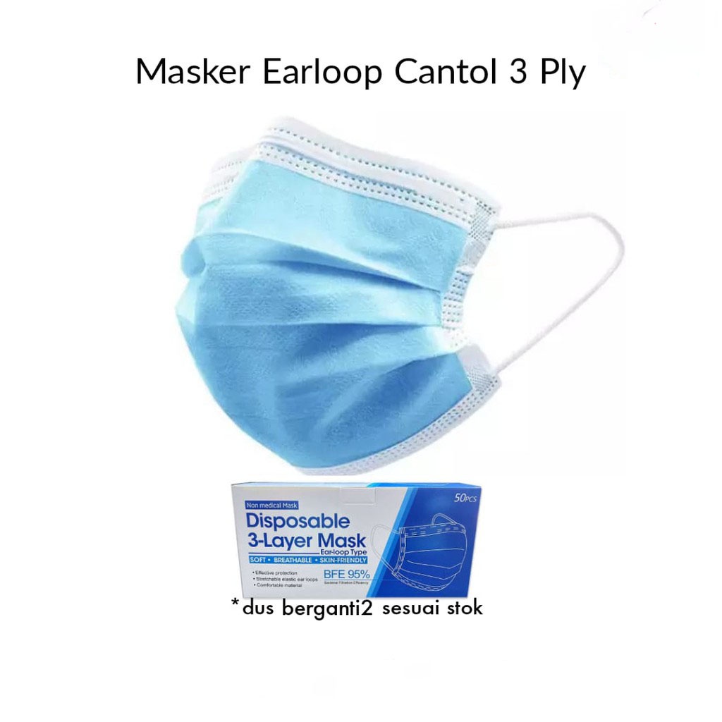 ☛TK☚ R458 MASKER 3PLY ISI 50PCS MASK EARLOOP MASKER HIJAB FACE HEADLOOP PELINDUNG ANTI BAKTERI