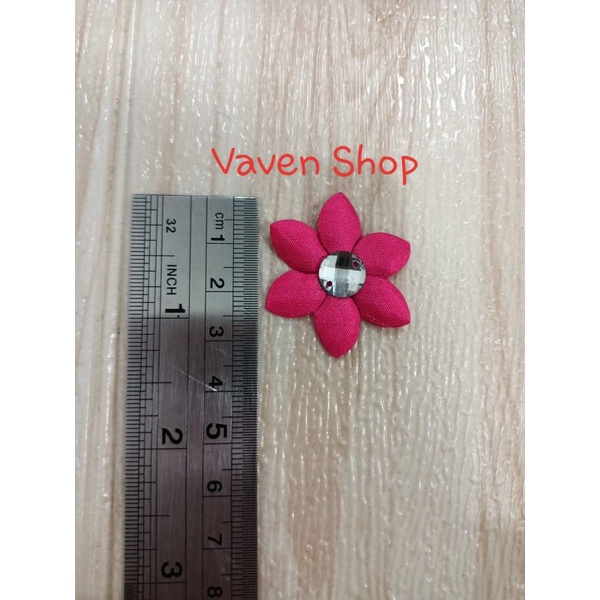 APLIKASI BUNGA MELATI MOTE 3,5 cm per 144 pcs