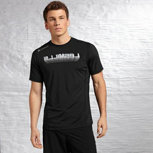 Tshirt LesMills Reebok black - One Tshirt