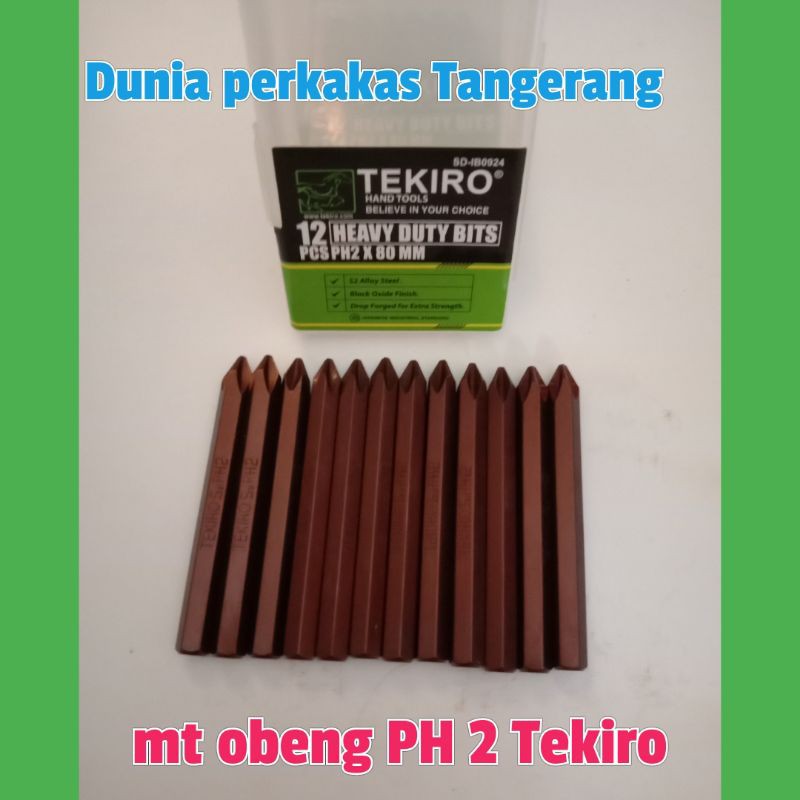 Mata obeng ketok lancip/ mata obeng ketok ph 2 Tekiro