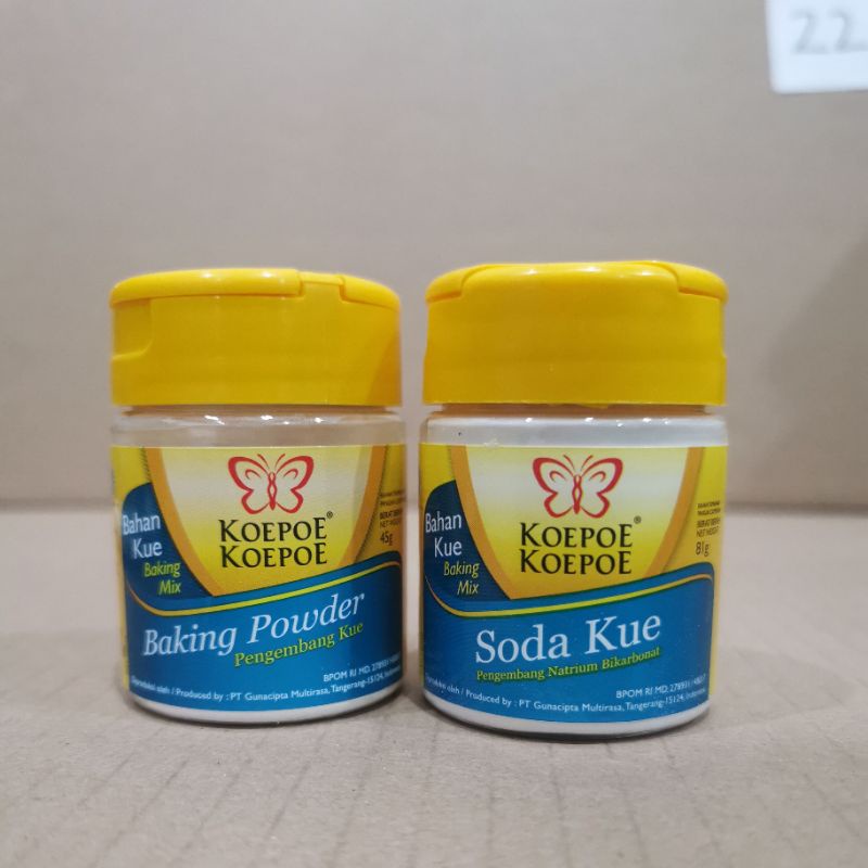 

Koepoe Koepoe Baking Powder dan Soda Kue Pengembang Kue Baking Mix