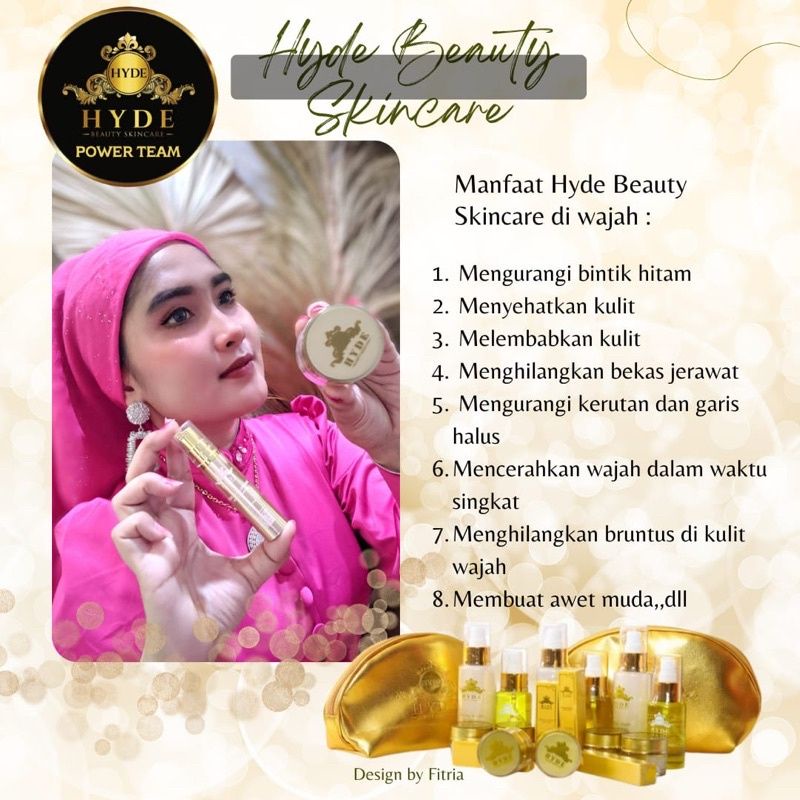 HYDE BEAUTY SKINCARE BPOM (Paket Glowing, Jerawat & Flek Hitam)