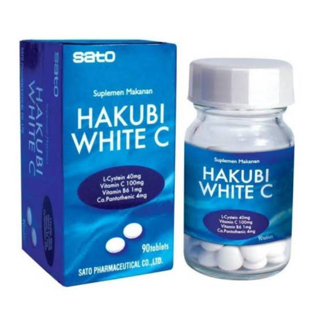 BPOM HAKUBI White C exp 2024 Whitening Vitamin Kulit