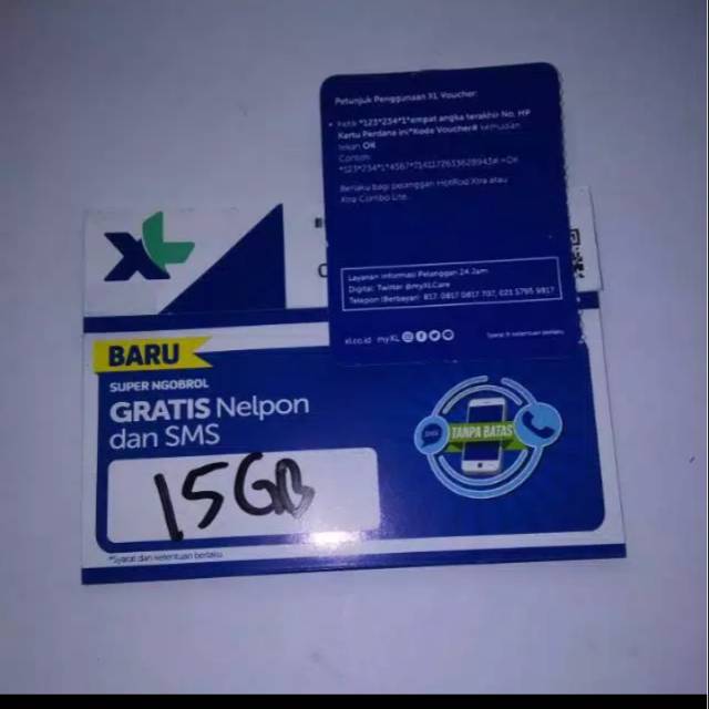 Voucher XL combo lite 15 gb