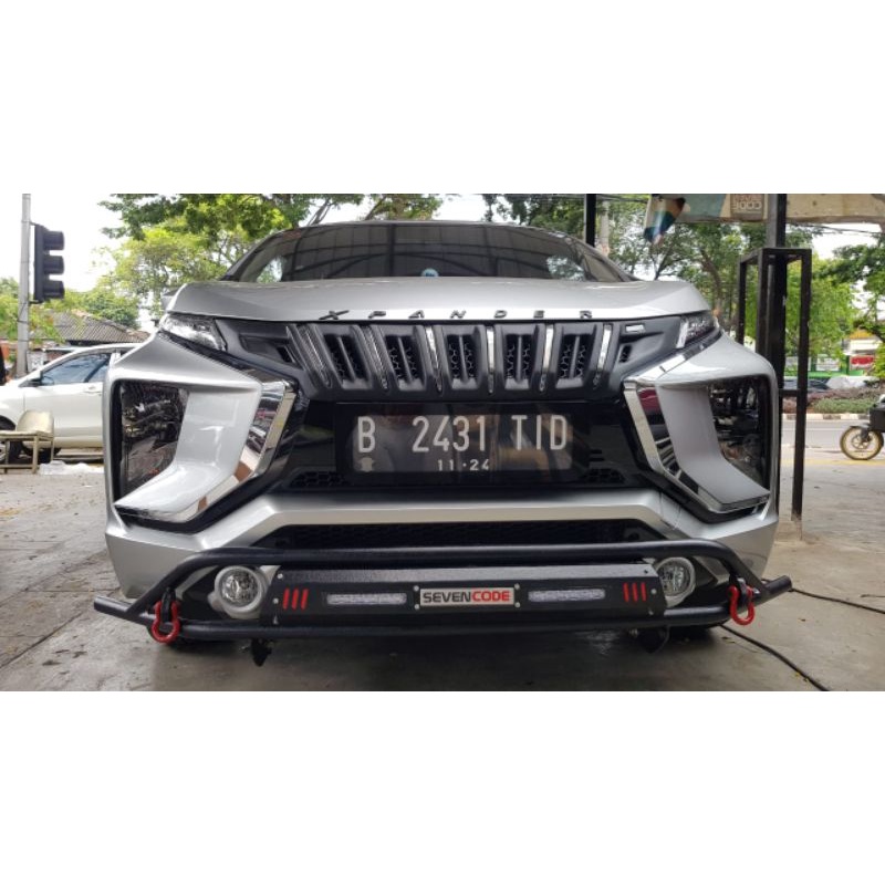 Tanduk Depan xpander besi Cobra Bumper Depan Xpander Besi Model Cobra