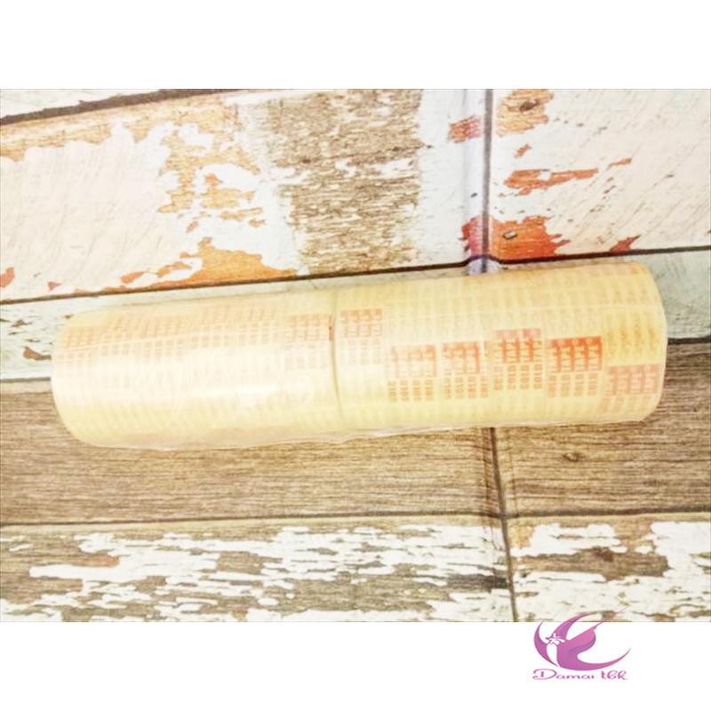 

Gold Tape Isolasi Kecil Bening 1pcs