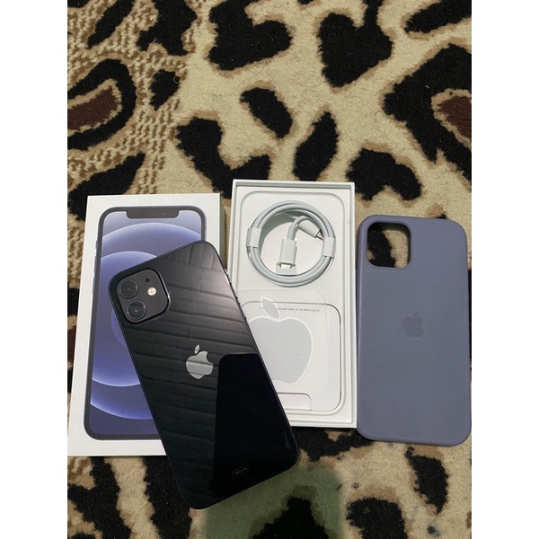 iphone 12 128gb second ibox , free case