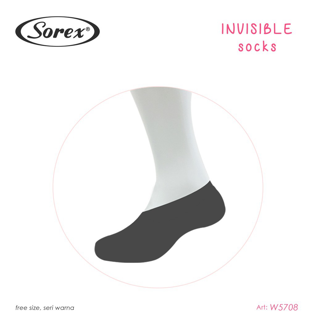 RC KAOS KAKI WANITA/CEWEK/LADIES SOREX INVISABLE/LADIES SOCKS TIPE W5709/W5708/W5703/W5706