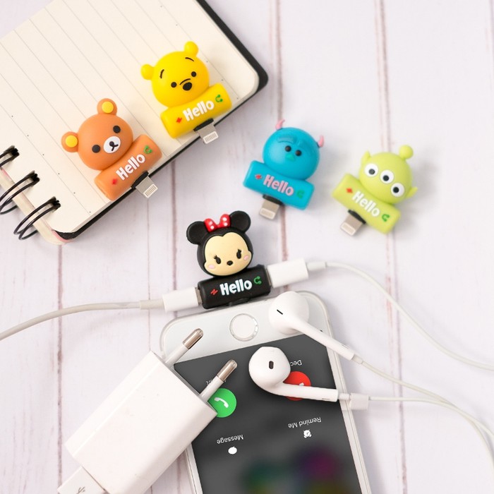 3D Karakter 2in1 Iphone Lightning Splitter / Adapter / Connector