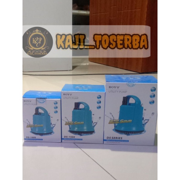 Pompa Celup Murah Penyedot Banjir Boyu / Pompa Aquarium Boyu - Pompa Air Boyu 18,38,60  Watt