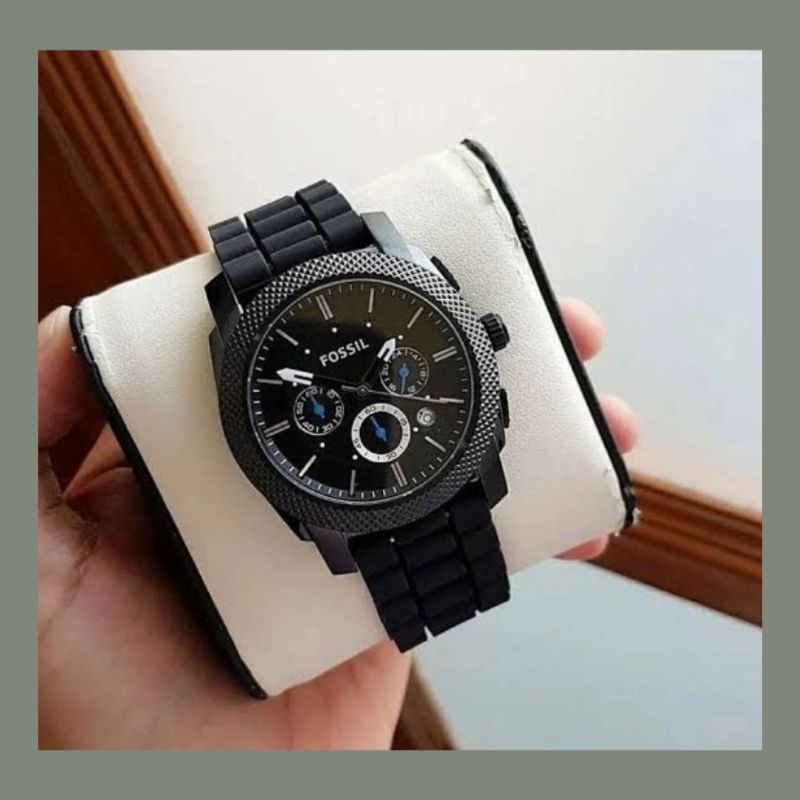100% ORIGINAL JAM TANGAN PRIA FOSSILL FS 4487 FULLSET BERGARANSI