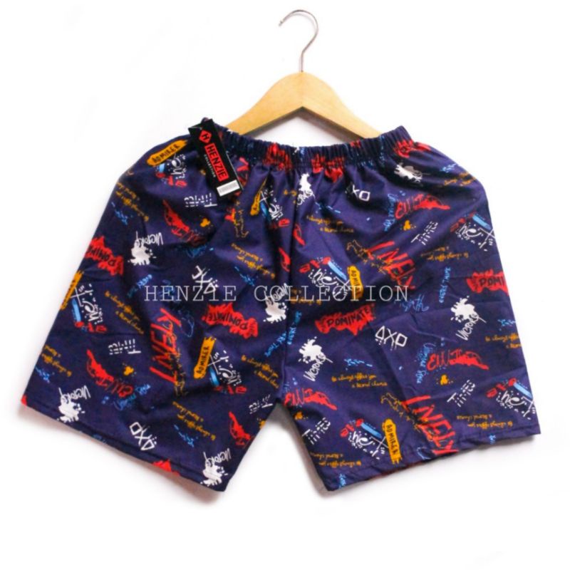 BARU !! CELANA KOLOR | CELANA SANTAI | CELANA MURAH | GROSIR CELANA PENDEK BOXER PRIA / WANITA DEWASA-BOXER MOTIF 009