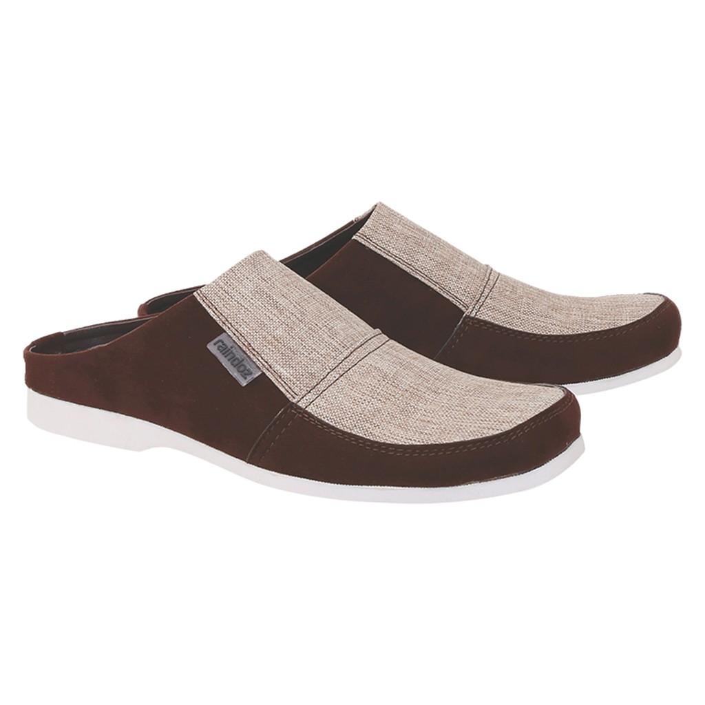 bostong sandal sepotong pria casual gaya bustong rain-coklat 38