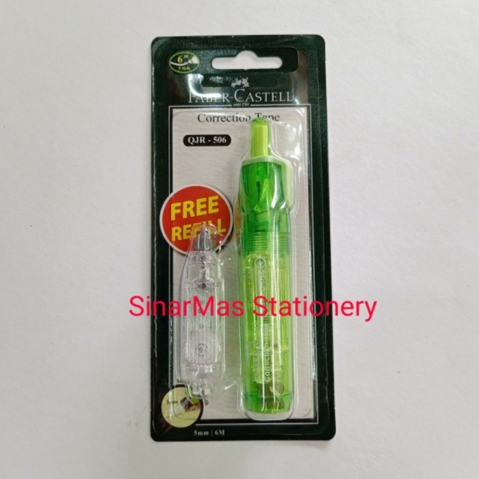 

Murah Correction Tape Faber Castell Refill Qjr 506 - Tip Ex Faber Castell 1 Gilaa!!!