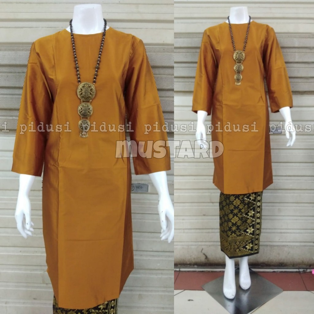 TERBARU SET TUNIK TAFFETA DAN ROK SONGKET / SET TUNIK TAFFETA PREMIUM