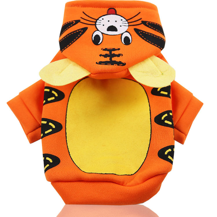 ★〓YUFeiPet〓★ Hooded Makeover Dog Cartoon Sweater Cat Warm Clothing