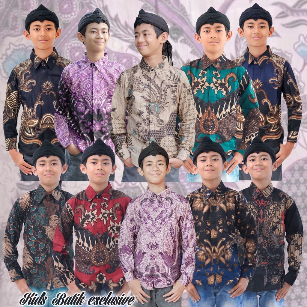 KEMEJA BATIK ANAK LAKI LAKI//BATIK ANAK LAKI LAKI MODERN//BAJU KEMEJA KIDS ANAK TERBARU MURAH/BATIK ANAK LAKI LAKI LENGAN PANJANG