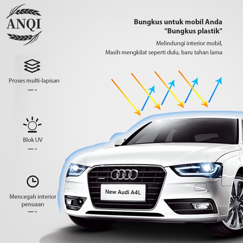ANQI 1888 Payung Lipat Sun Shield Pelindung Sinar UV Umbrella Matahari Kaca Depan Mobil VS-104