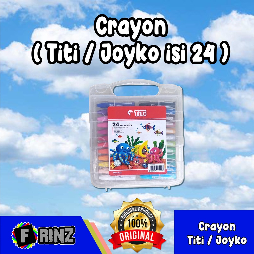 

ATK ~ Crayon Titi / Joyko Isi 24 / Krayon Warna Original