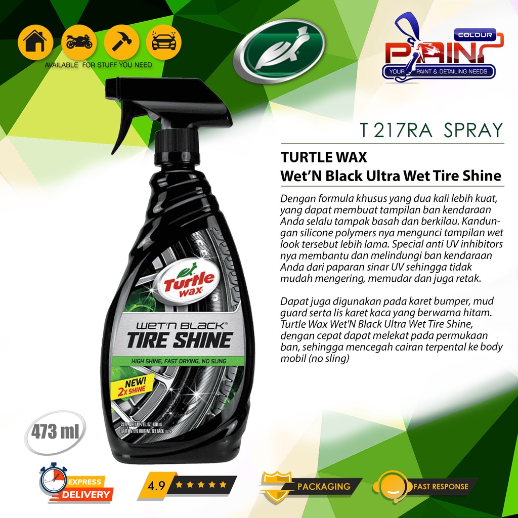 Turtle Wax Wet n Black Tire Shine