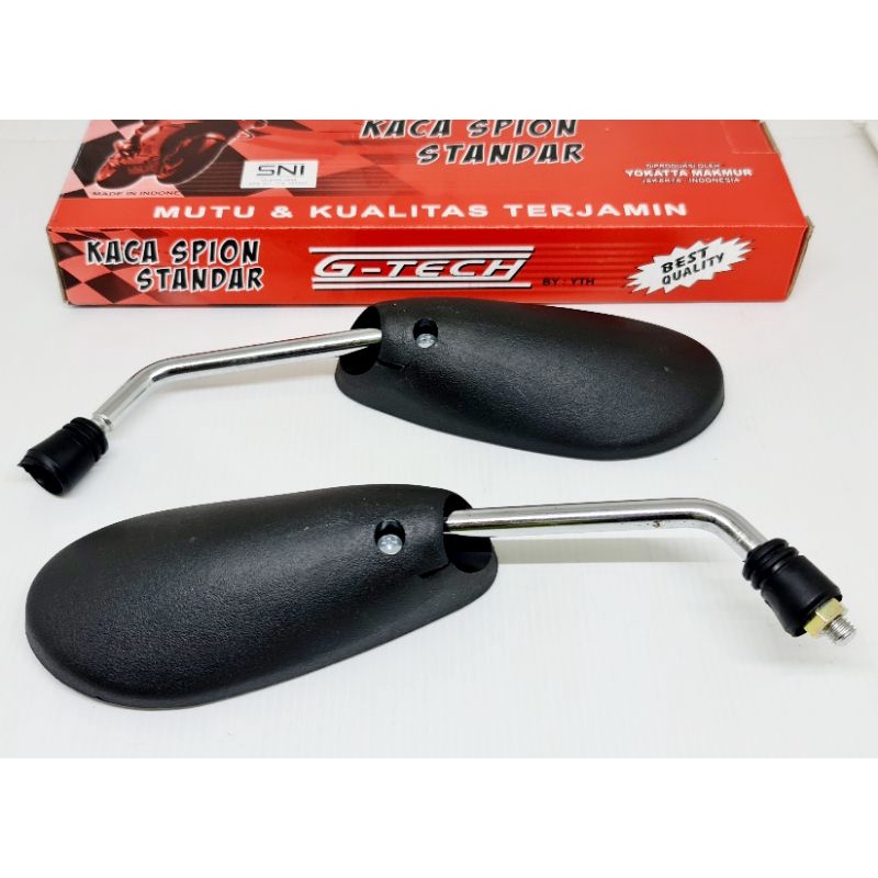 Spion Standar Satria Fu Gagang Crome Kaca Spion Standar Suzuki  Satria Fu gagang panjang 15cm besi crome