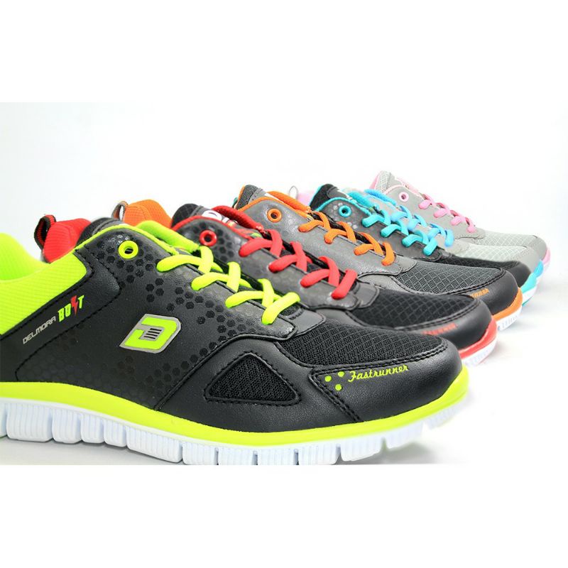 Sepatu running pria dewasa DELMORA BOLT MAN