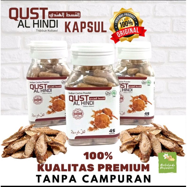 QUSTHUL HINDI / QUSTHUL HINDI KAPSUL / QUST AL HINDI / QIST AL HINDI /QISTHUL HINDI ORIGINAL ISI 45