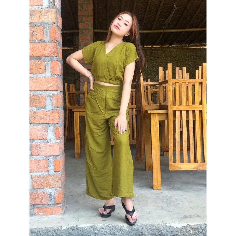 SETELAN SILANG POLOS PREMIUM A081