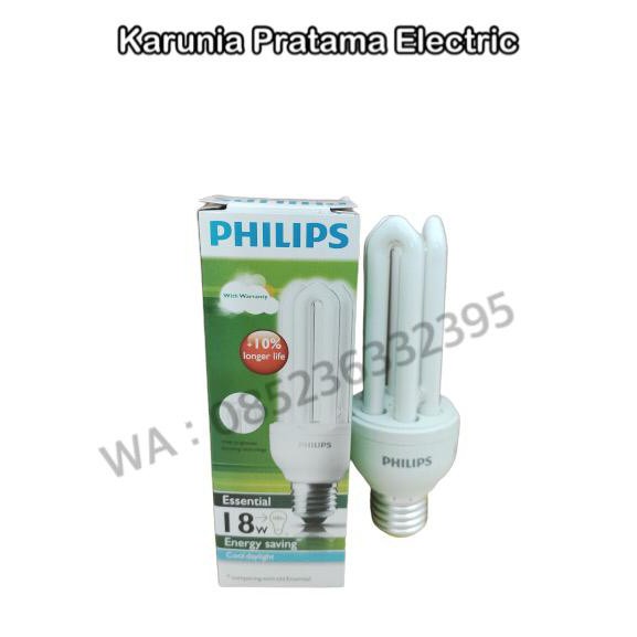 Jual Lampu Philips Essential 18w Shopee Indonesia