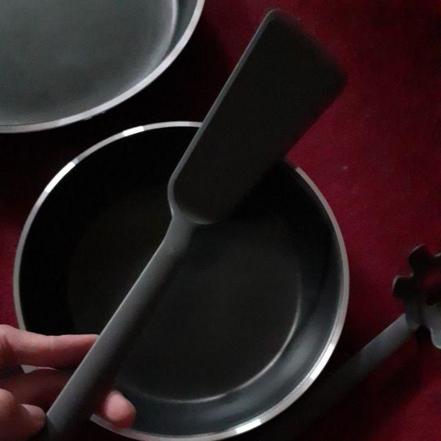 Sudip, Abu-abu 32cm, Peralatan Masak , Bahan Plastik Poliamida Bertulang, Alat Memasak Fu476