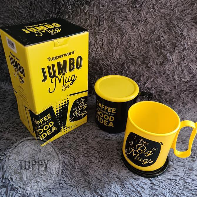 PROMO TUPPERWARE JUMBO MUG GELAS MINUM